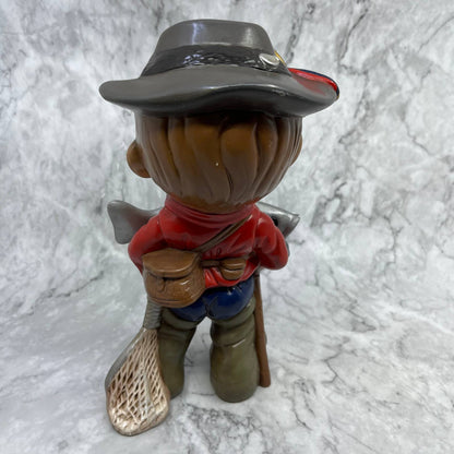 1970s Blue Ribbon Trout Smiley Fly Fisherman Fishing Atlantic Mold TA9