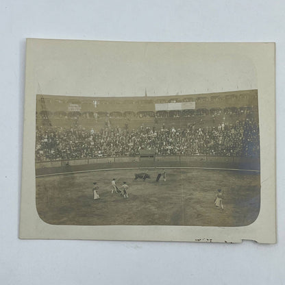 1903 Original Photo Bullfighting Bullfight At Plaza de Toros Mexico City AC7-3