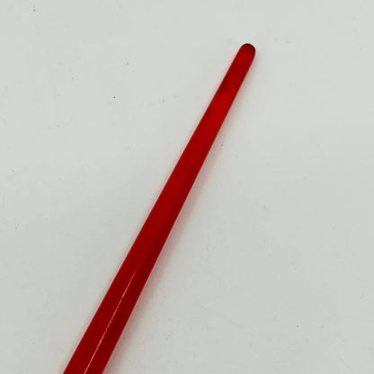 VTG Red and Orange Marbled Celluloid  Fountain Dip Pen w Regal 14k Plate Nib SE1