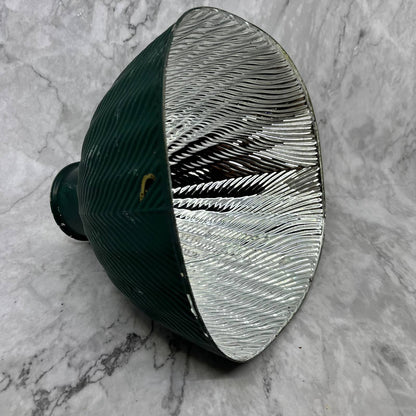 Antique X-Ray Trademark Mercury Glass Light Shade No 610 Jupiter