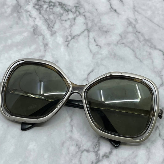 Silhouette 1978 Tortoise Shell Cut Out Eye Sun Glasses Frames Mod 500 5.25” TA9