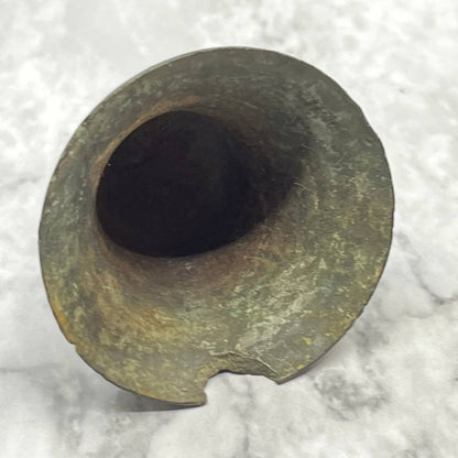 Antique Primitive Metal Bell Chipped No Clapper 2" SA2