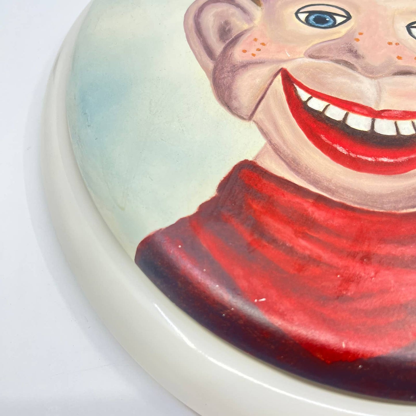Vintage One-Of-A-Kind Hand Painted HOWDY DOODY Toilet Seat TE5