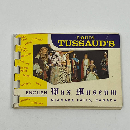 1962 Louis Tussaud’s English Wax Museum Niagara Falls Canada Souvenir Book SC5