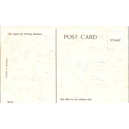 Victorian Football Basketball Friends Ever c1910 Original Postcard TK1-28