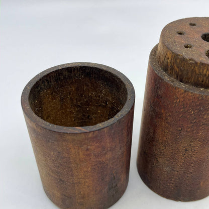 Vintage Shop Made Solid Wood Drill Bit Holder 7" TH7