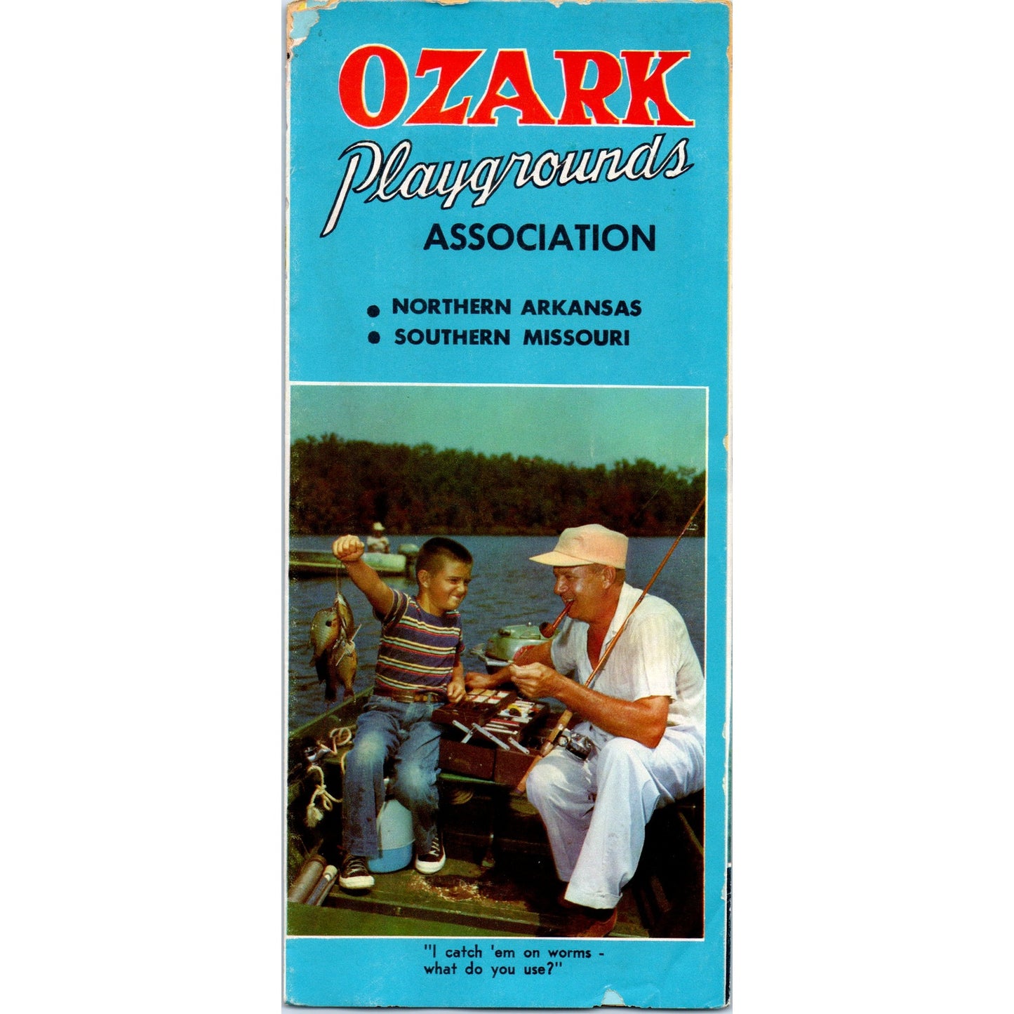 Vintage Brochure - Ozark Playgrounds Association Guide Arkansas Missouri TH2-SF2