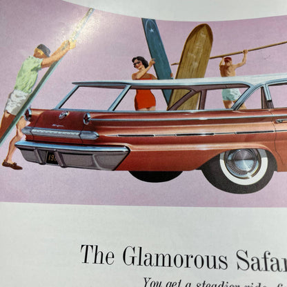 1960 Pontiac Full Color Deluxe Sales Brochure Bonneville Catalina Star Chief B4