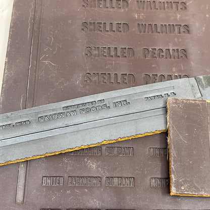 Vtg Newspaper Ad Printing Plate Flong Set of 6 MN Duluth Albert Lea TC9-3