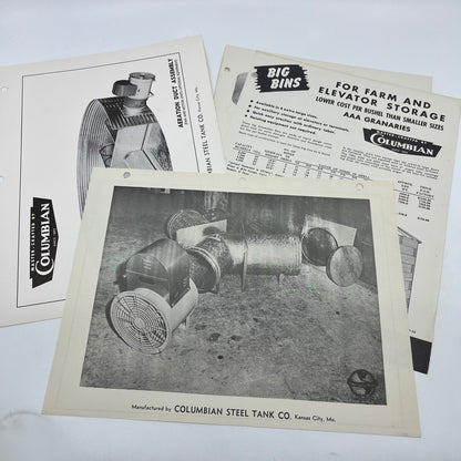 1950s Columbian Red Top Corn Cribs Manual Assembly Instructions L4-2