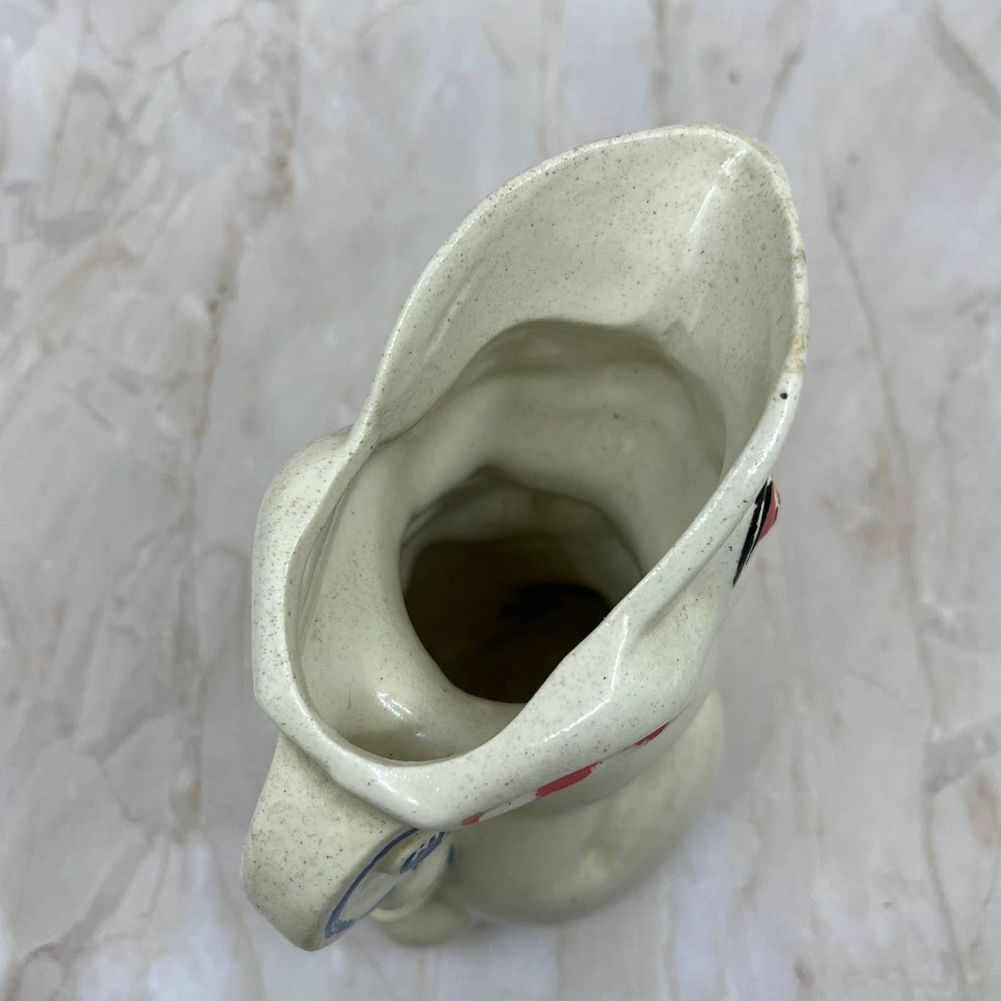 Vintage Rabbit McCoy Ceramic Pitcher Easter Anthropomorphic Creamer 6” TJ1