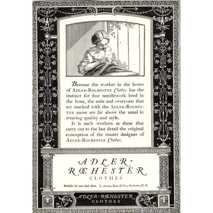 c1920 Harper's Magazine Ad - Emery & Beers Co Onyx Silk Hosiery NY TF6-1