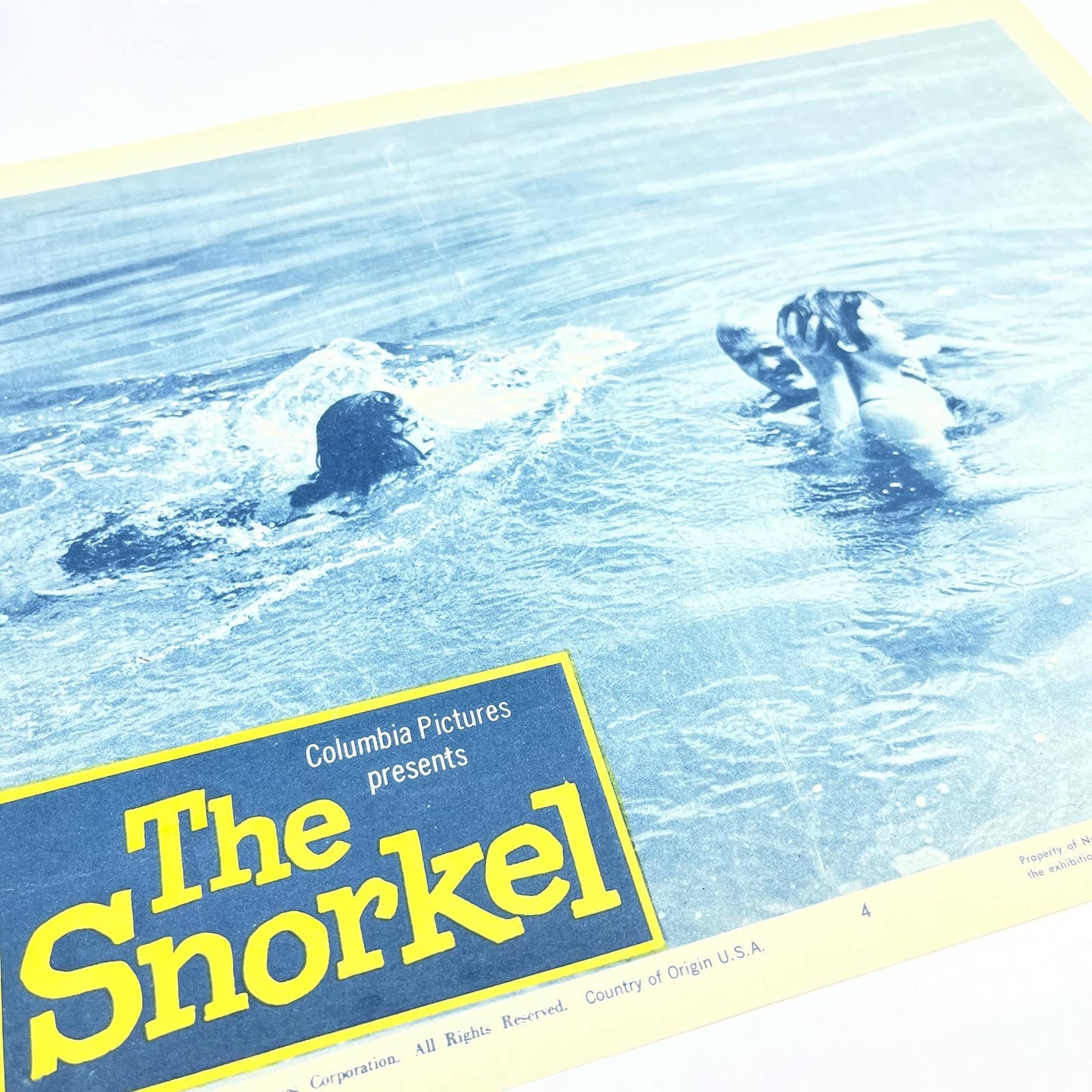 THE SNORKEL original 1958 HAMMER Lobby Card PETER VAN EYCK 11x14 #4 FL3