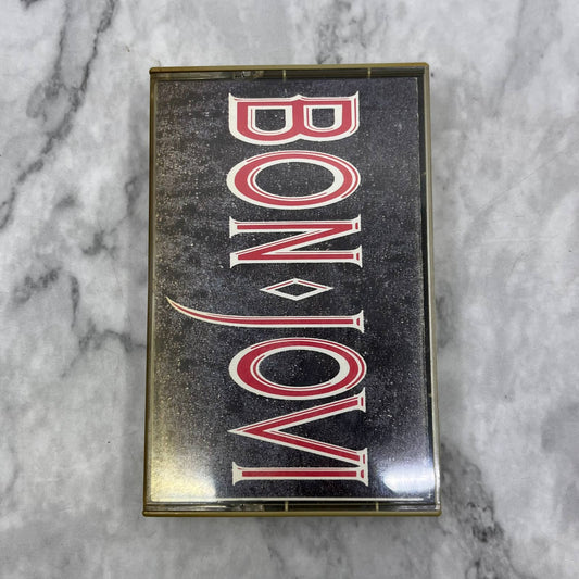 Vintage Bon Jovi Slippery When Wet 1986 Mercury Records Cassette Tape TD9-56