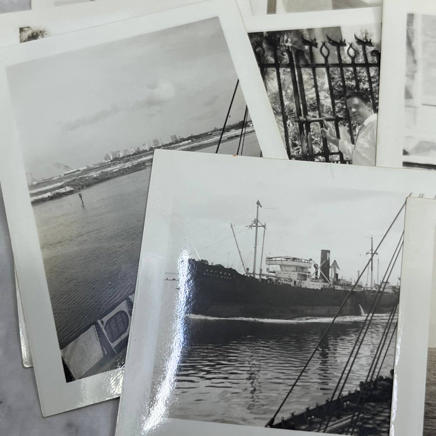 1937 Collection of Photos & Negatives Freighter Cruise Brooklyn to Tampa TJ9-PG5