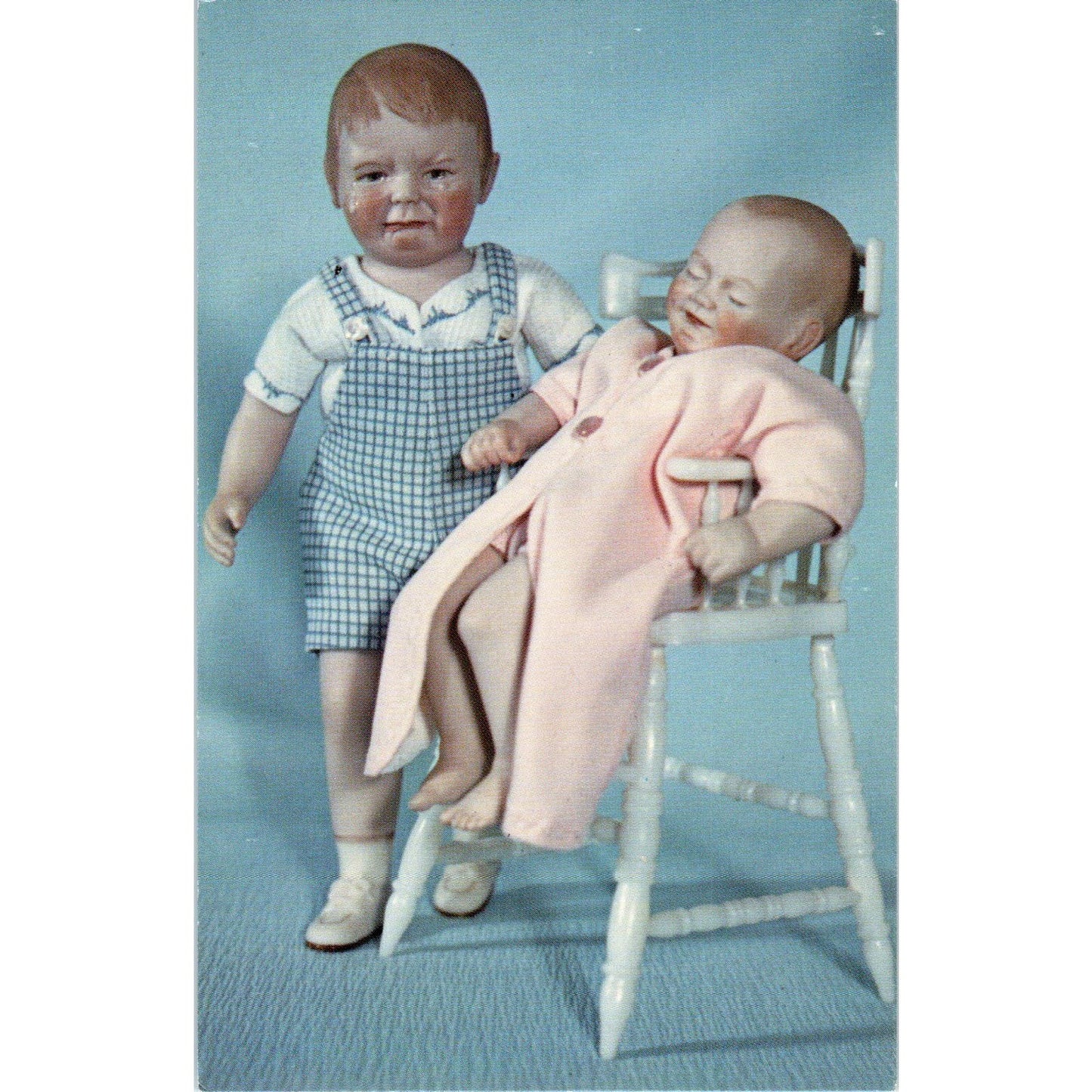 Claire Mueller NIADA Artist - Cry Baby Doll Original Postcard PB9