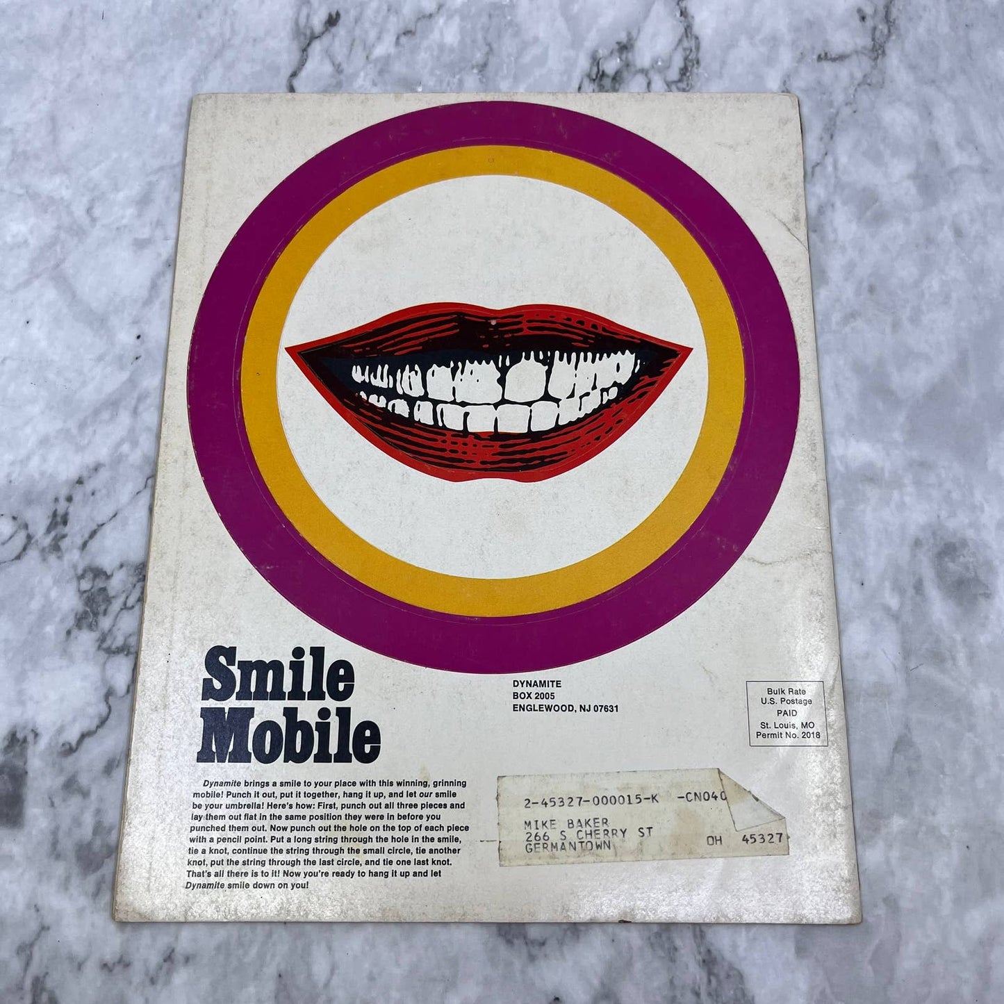 Vintage Dynamite Magazine Bionic Woman Lindsay Wagner 1976 Issue 27 TJ4