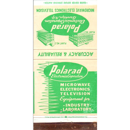 Polarad Electronics Corporation Advertising Matchbook Cover SA1-M6