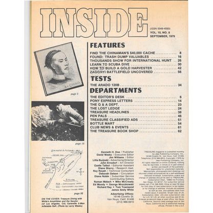 Treasure Magazine - Treasure Hunting Mines Buried Metal Detecting Sep 1979 MB3