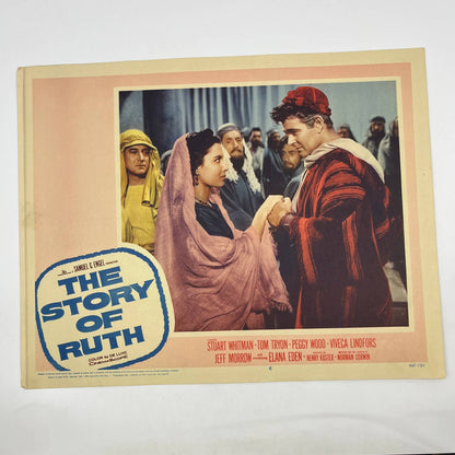 1960 The Story of Ruth Stuart Whitman Tom Tryon Peggy Wood Lobby Card FL4