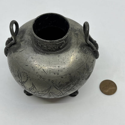 Wilcox Meriden Silverplate 30II Etched Incense Perfume Burner TF6