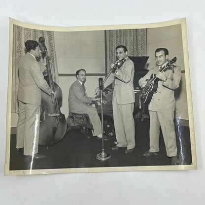1950s Male Quartet Band Music Photograph 8x10" Schenectady NY AB7