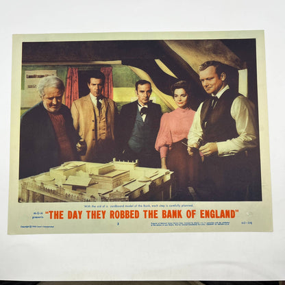 1960 The Day They Robbed The Bank of England Lobby Card FL4