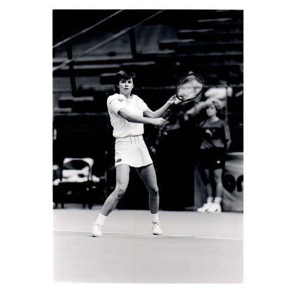 1986 Original Press Photo Women's Tennis Hana Mandlikova US Indoor ~5x7" AD2-5