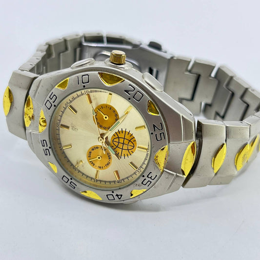 Men’s Silver & Gold Tone Wristwatch SD4