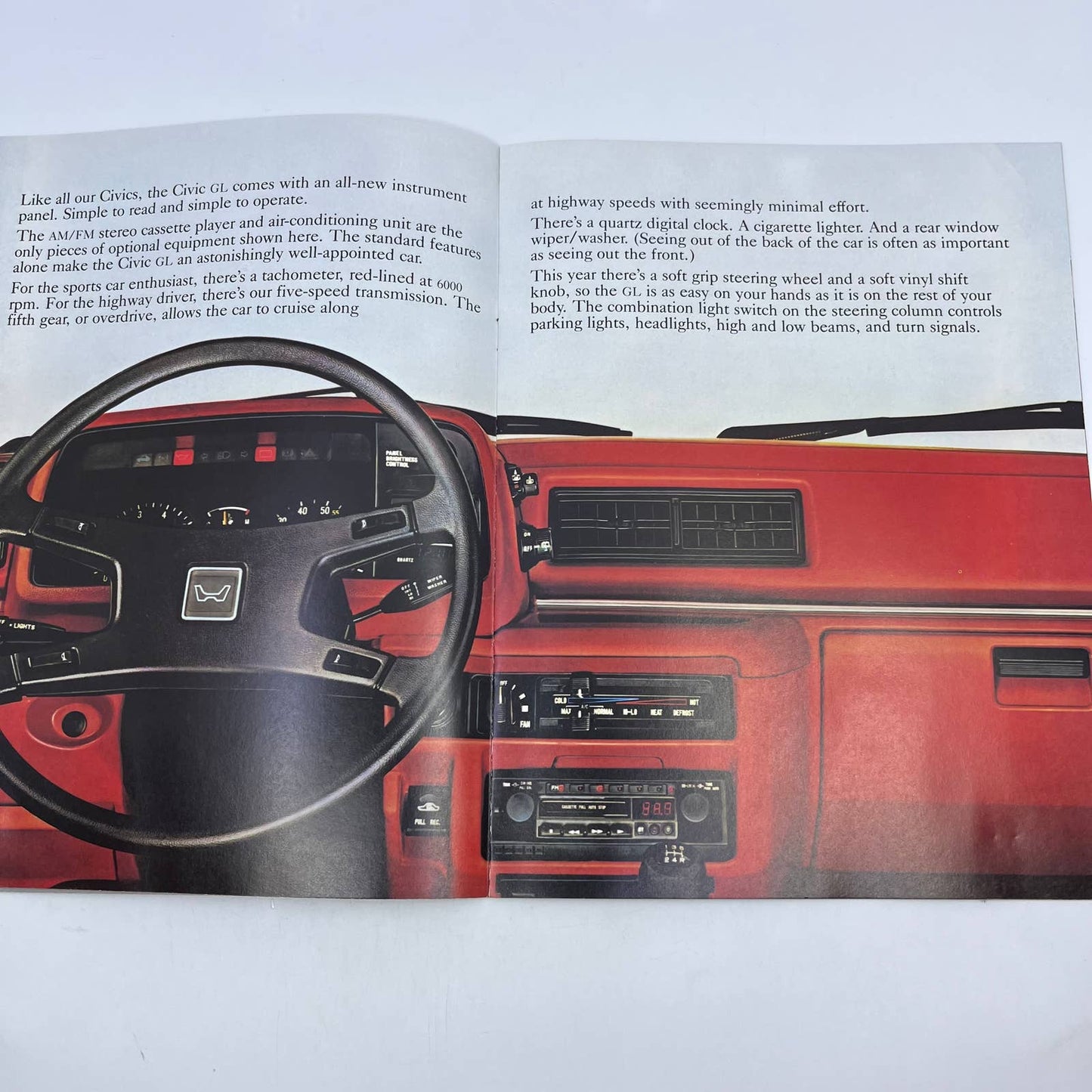 1980 Honda Civic Original Dealer New Car Brochure Tamaroff Southfield MI TH8