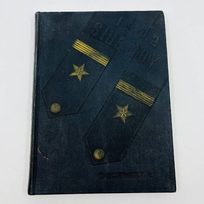 1942 WWII Side Boy US Naval Reserve Midshipmen's School Yearbook New York NY BA1