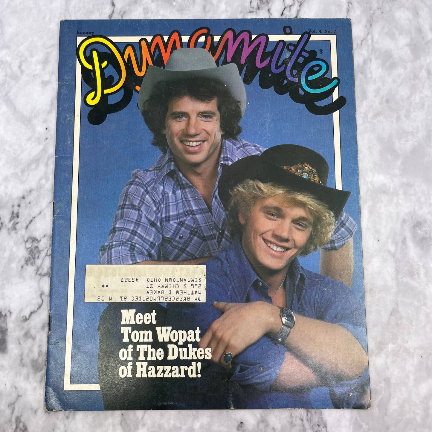 Vintage DYNAMITE Magazine w/ Meet Tom Wopat The DUKES OF HAZZARD Cover TJ4