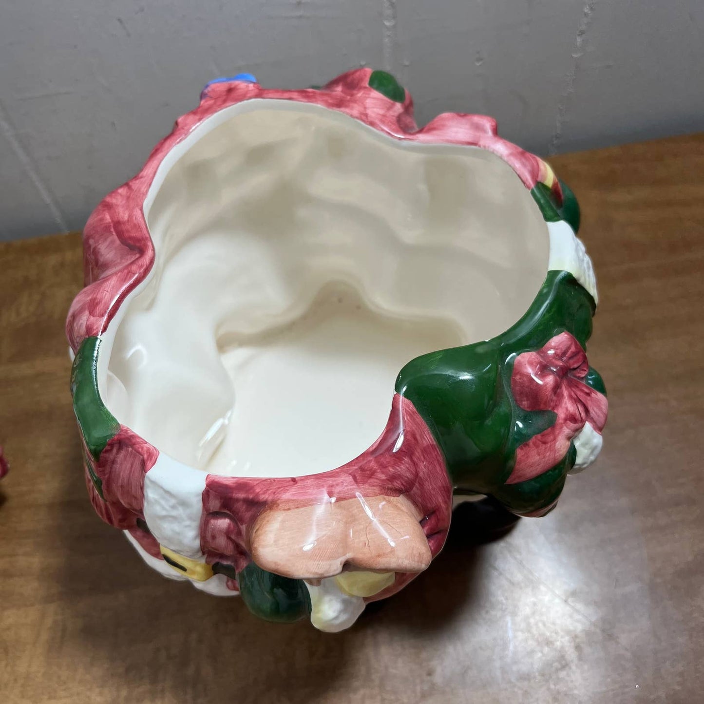 Vintage Everyday Gibson Three Teddy Bear Christmas Holiday 10” Cookie Jar TA6