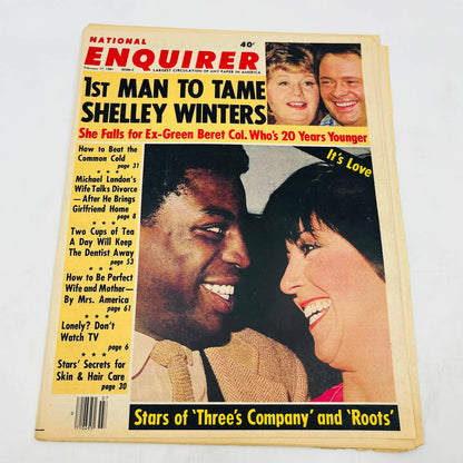 National Enquirer 1981 Three’s Company Roots LaVar Burton Shelly Winters FL2