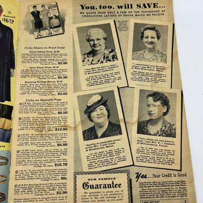 1946 Lane Bryant Catalog Fashions For Stout Women - Smart and Slimming TH8