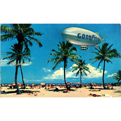 Goodyear Blimp Airships Navy Watch Dogs Original Postcard TK1-23