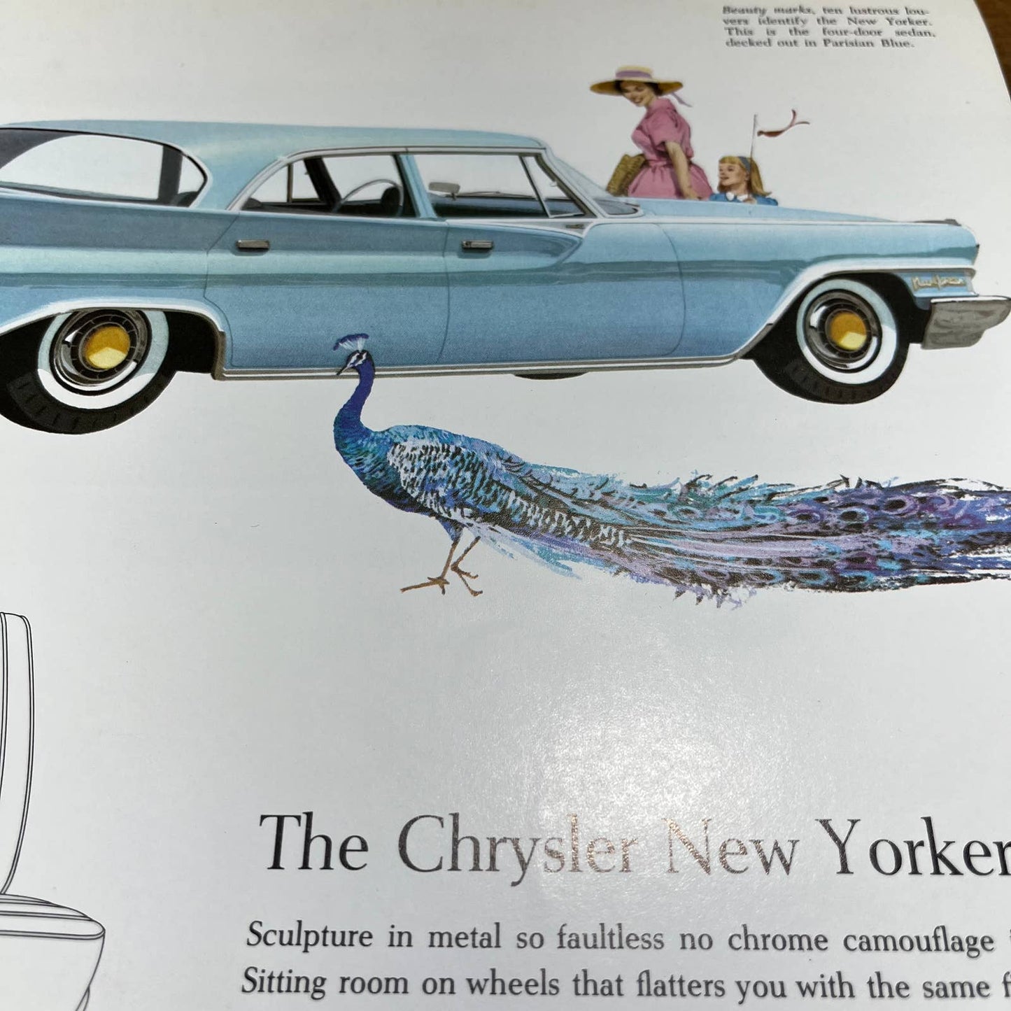 1961 Chrysler Full Color Deluxe Sales Brochure Newport Windsor New Yorker 300 B4