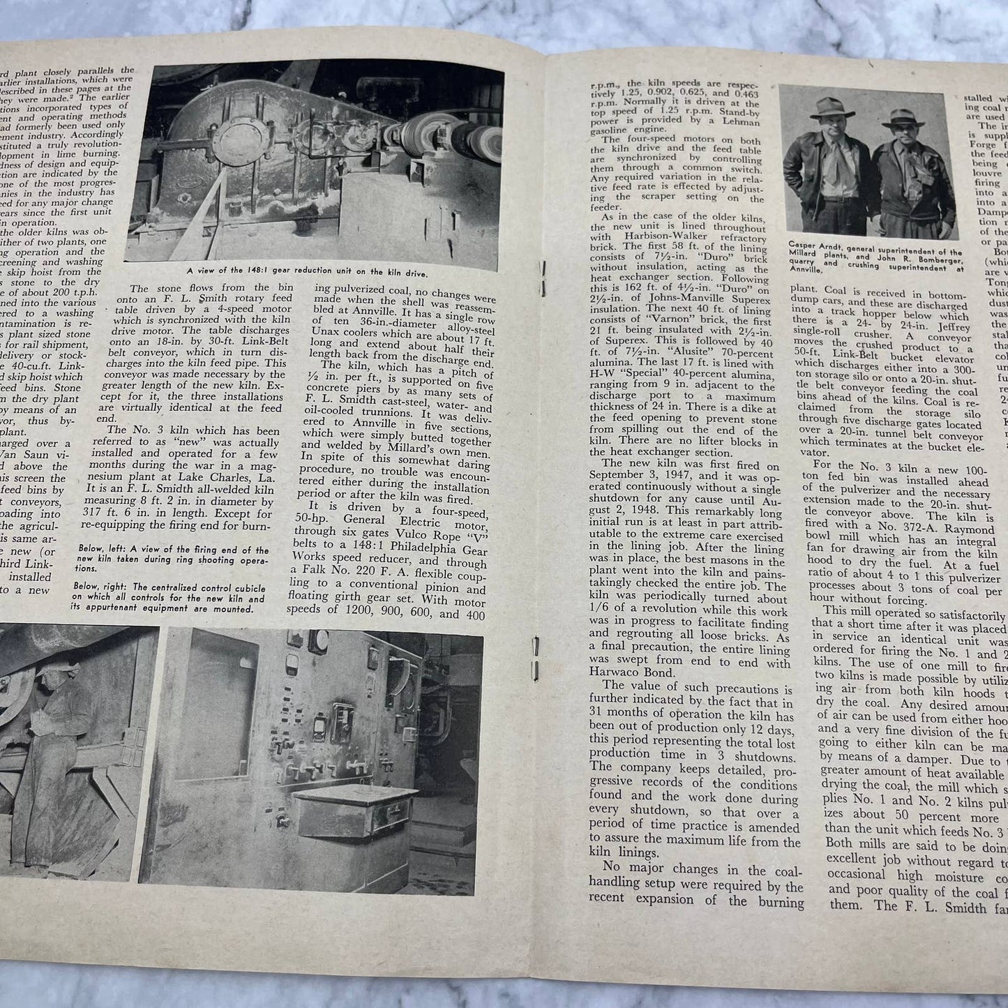 1950 H.E. Millard Lime and Stone Company Newsletter Expansion Complete TI6