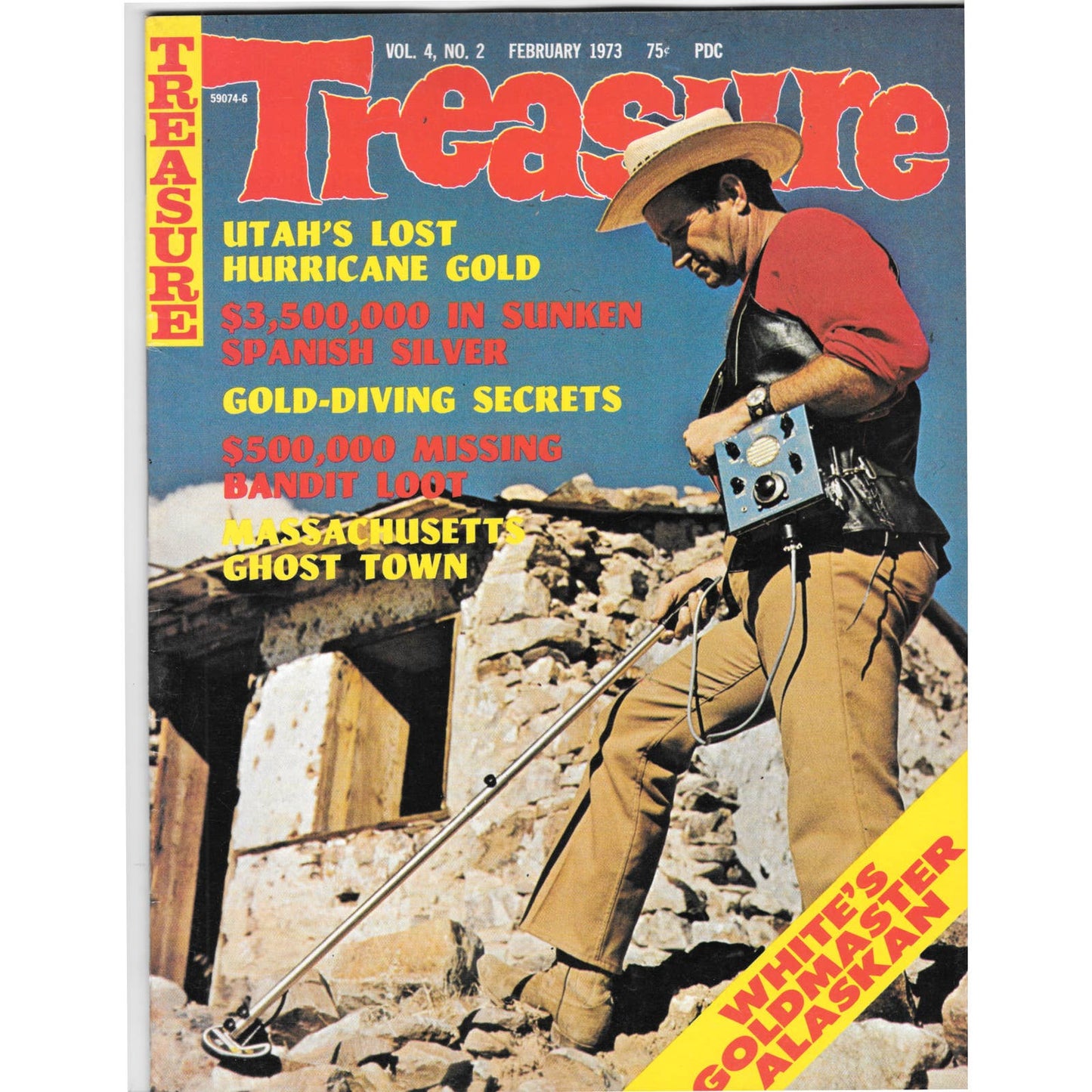 Treasure Magazine - Treasure Hunting Gold Mining Metal Detecting Feb 1973 M4