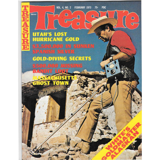 Treasure Magazine - Treasure Hunting Gold Mining Metal Detecting Feb 1973 M4