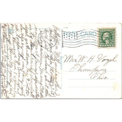 Vintage Postcard Dress Parade Boys Industrial School Lancaster Ohio TD9