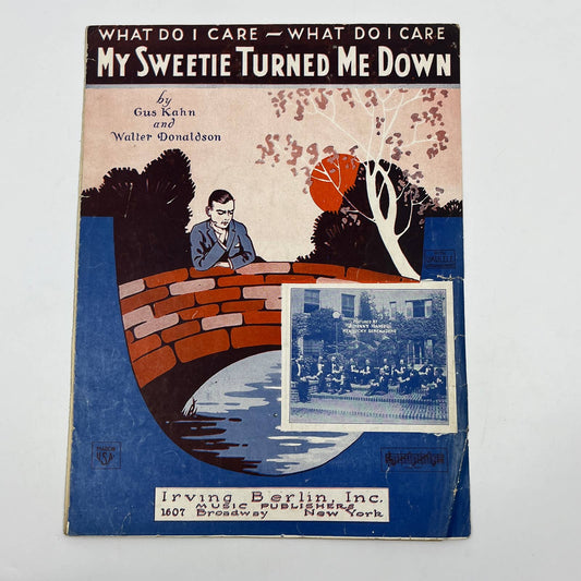 1925 My Sweetie Turned Me Down - Gus Kahn & Walter Donaldson Irving Berlin FL4