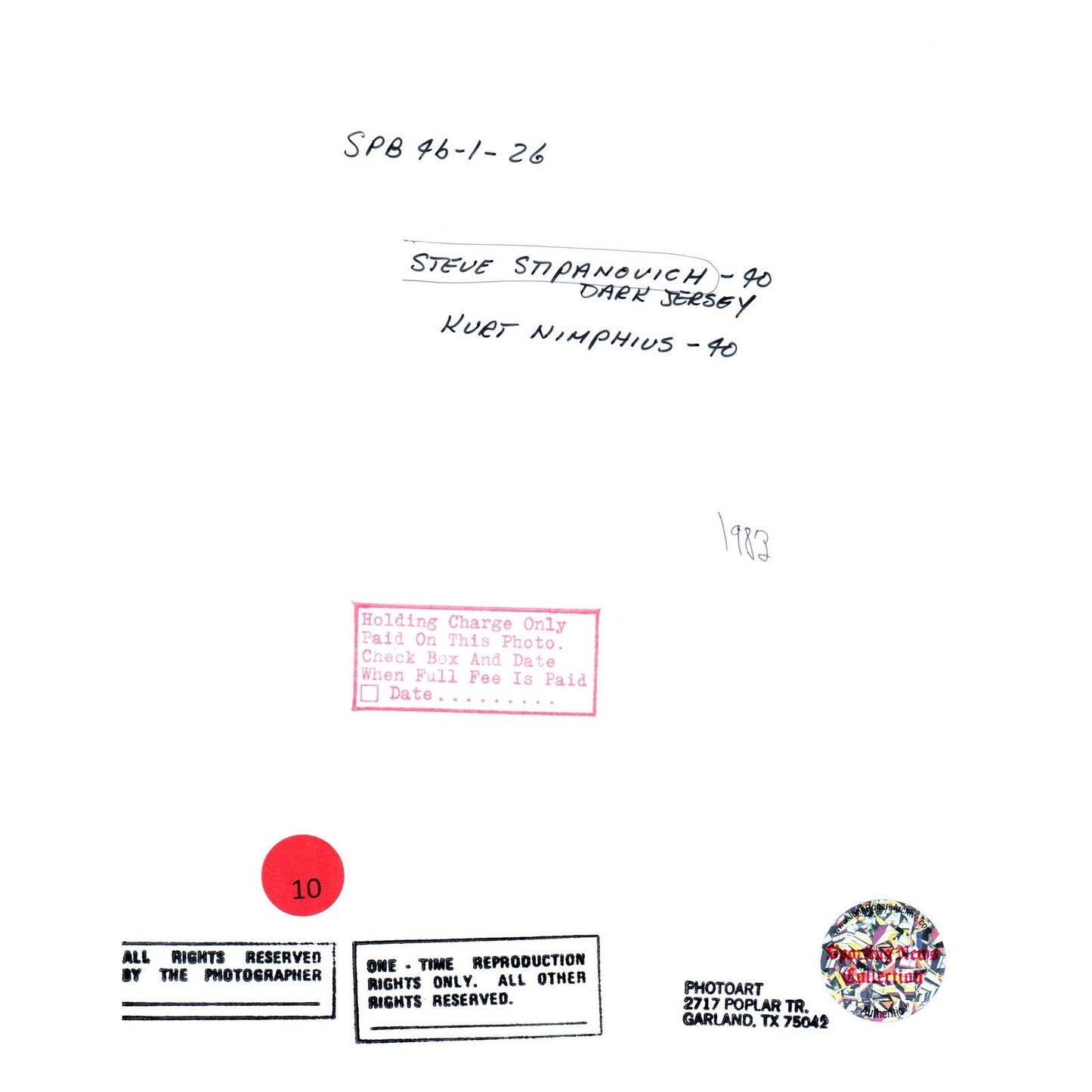 1983 Press Photo Basketball NBA Steve Stipanovich Kurt Nimphius 8x10" AD3