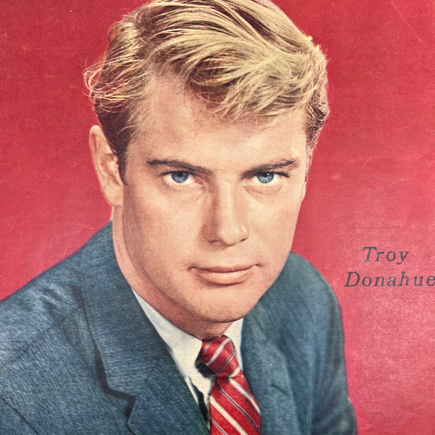 1959 TROY DONAHUE Sunday New York News Coloroto Magazine Cover Only FL4