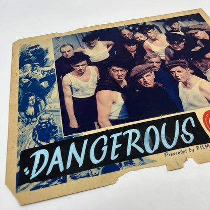 Dangerous Cargo Film Alliance of the US Inc. Lobby Card FL4