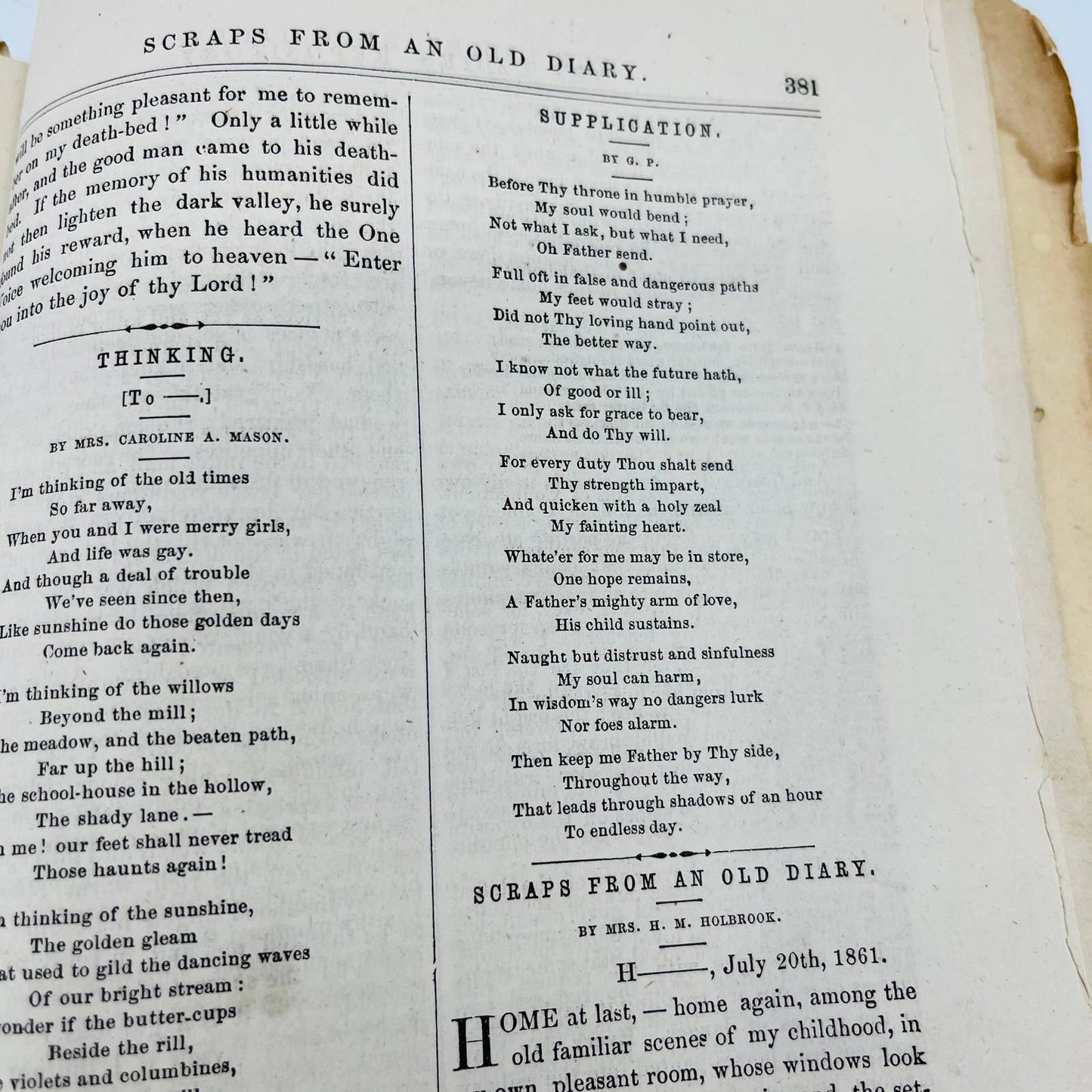 Antique May 1868 The Ladies Repository Religious & Literary Magazine C5