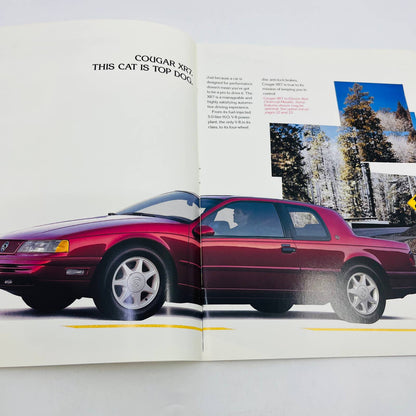 1991 Mercury Cougar Car Brochure Catalog BA1