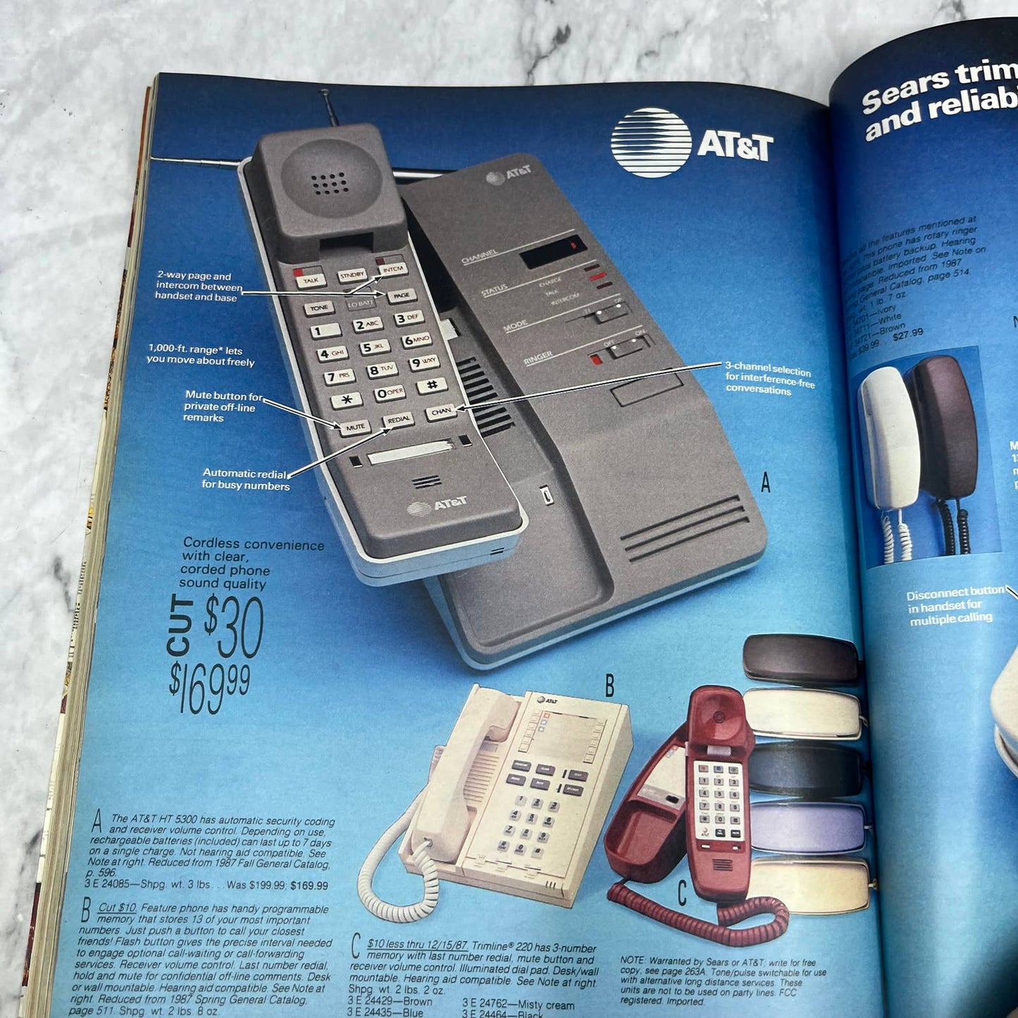 1987 Sears Wish Book for Adults Christmas Catalog S4