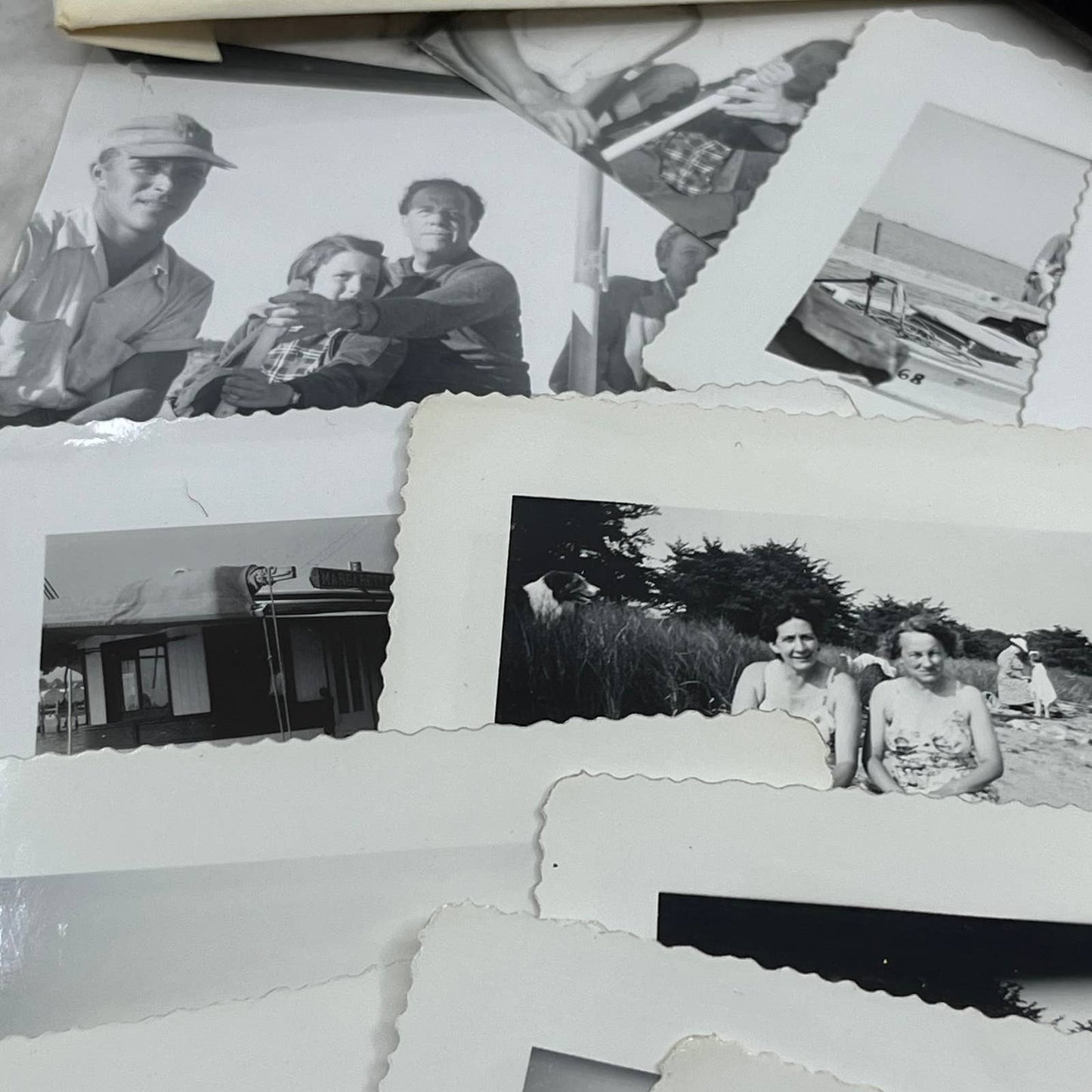 1945 Collection of Photos White Stone VA Swimming Party Mosquito Point TK1-PL2