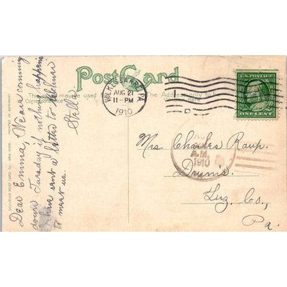 1910 Postcard Miners Ascending From Coal Shafts PA TD8-P2